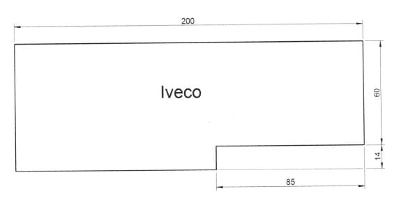 Materasso per camion Iveco HighWay 210x80