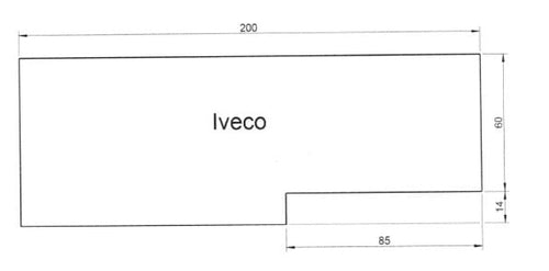 Materasso per camion Iveco HighWay 210x80