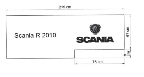 Materasso per camion Scania R 2010 215x75